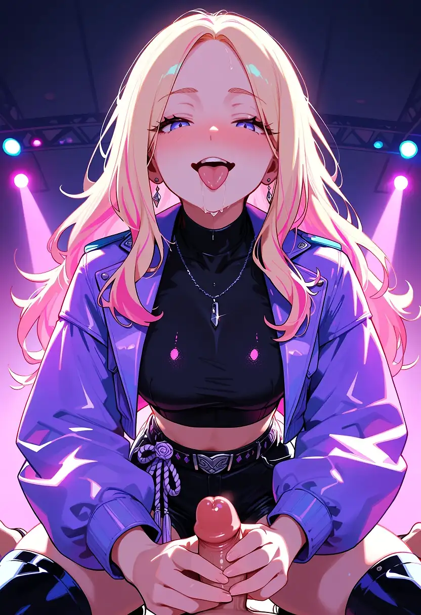 AI art 'Treat Juo Sena to a lavish dinner' with user description 'danach nehme ich sie mit in ein luxuriöses Hotel, damit sie sich ausruhen kann.'