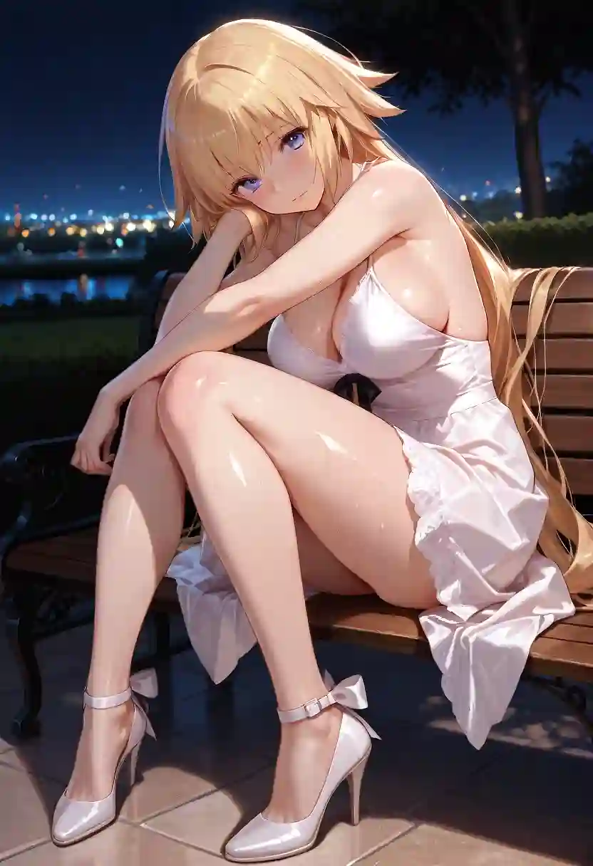 AI art "Jeanne d'Arc - White Dress"