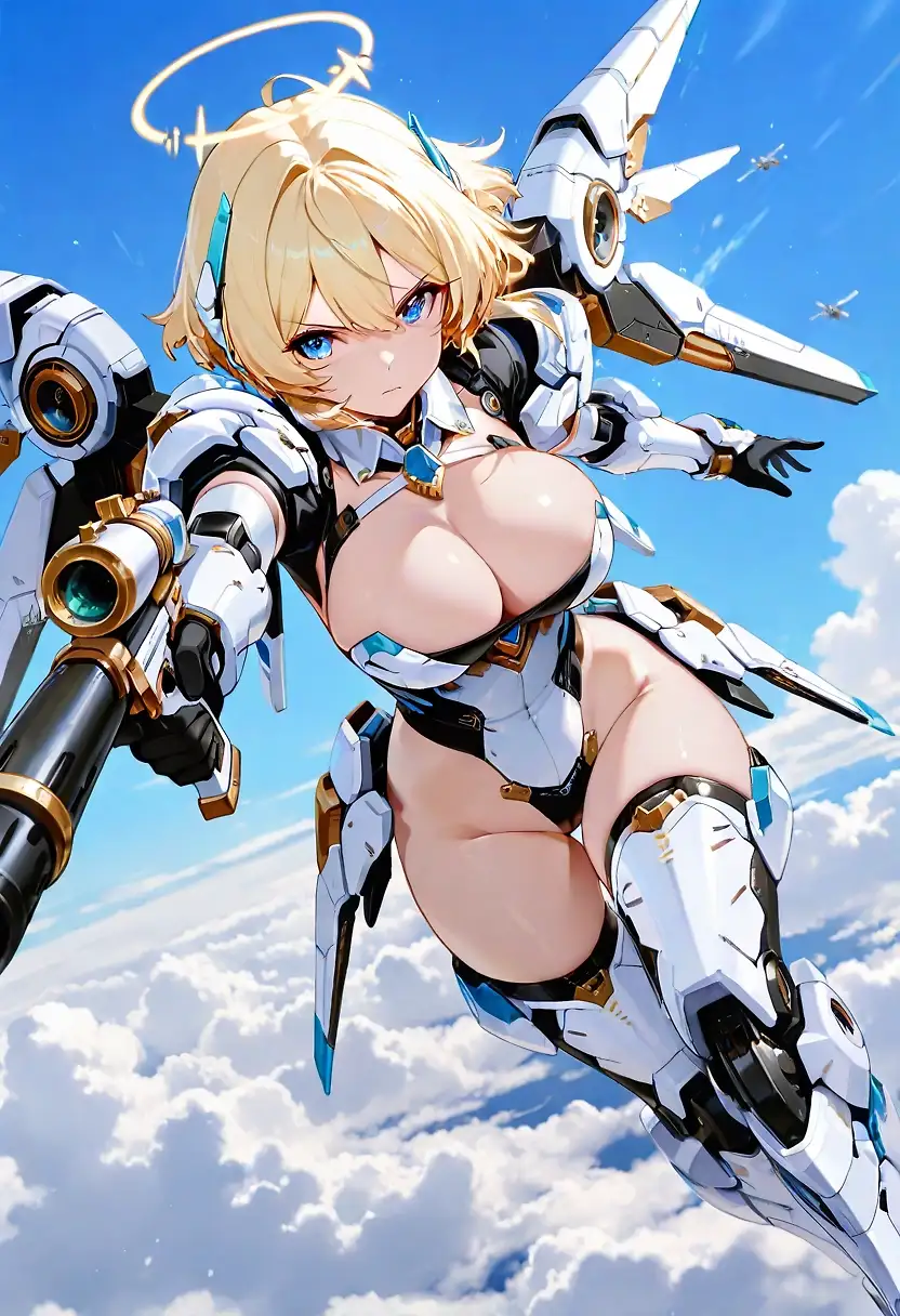AI art "Battle Angel : Blonde"