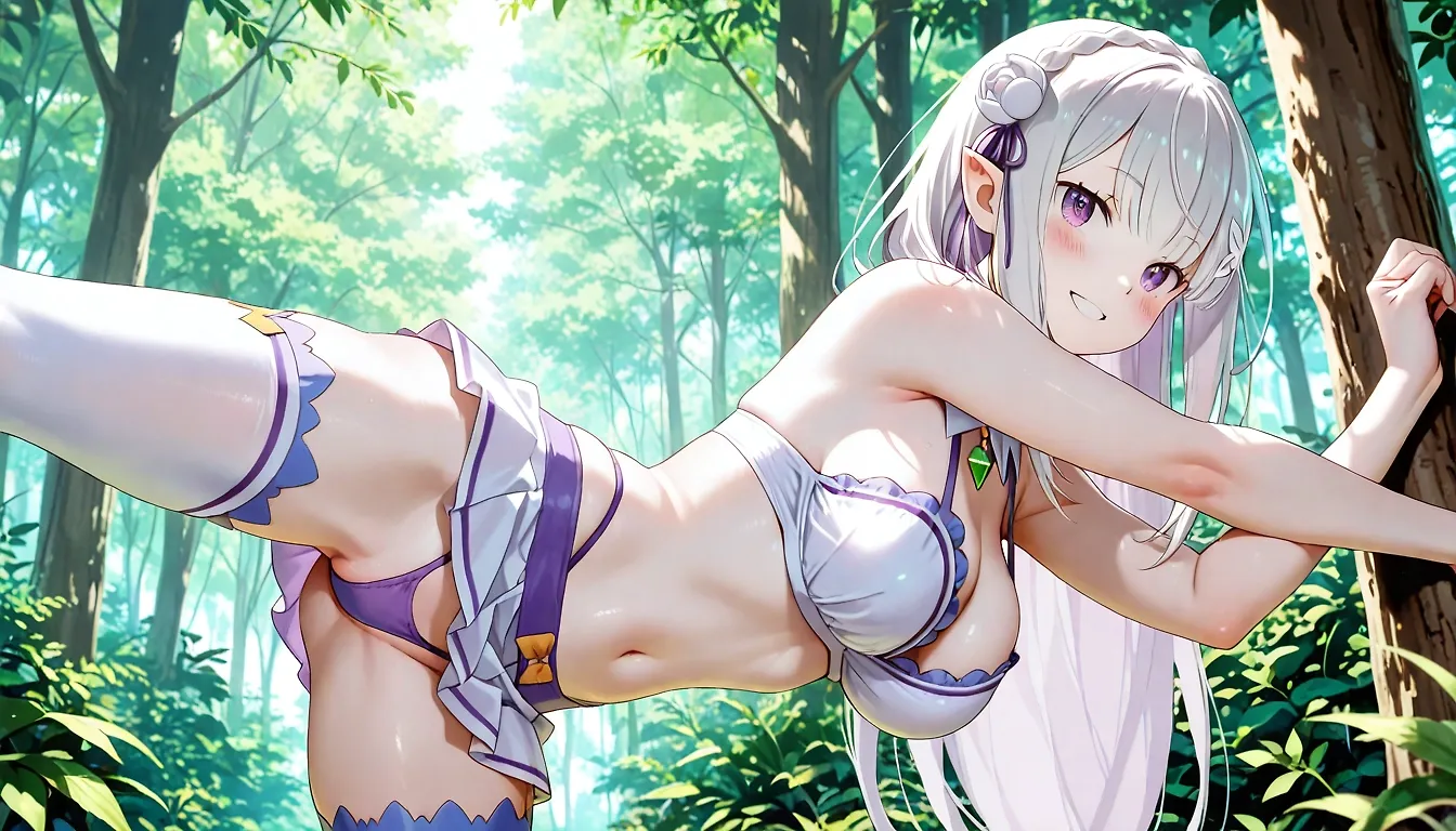 Emilia stretching