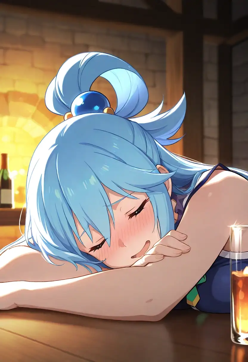 AI art 'Aqua Got Sleep Assault'