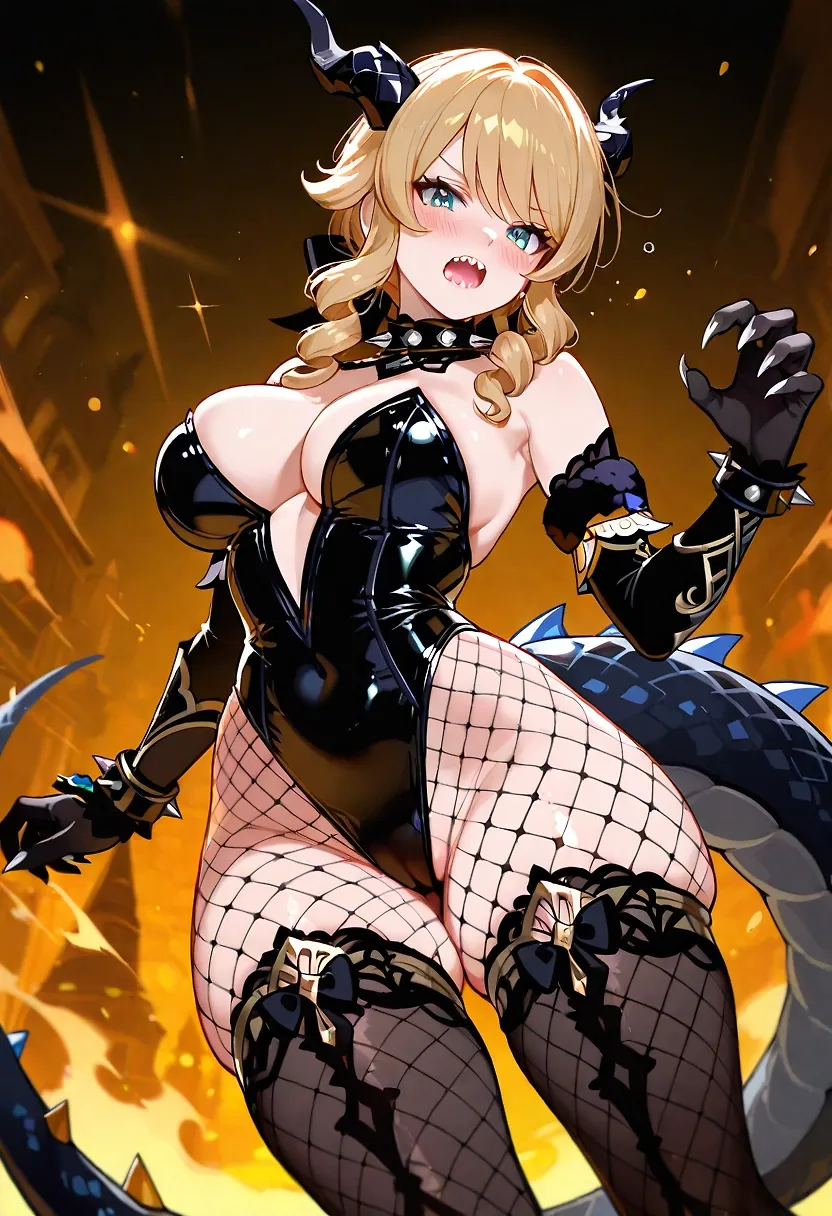 AI art "Bowsette like Girls"