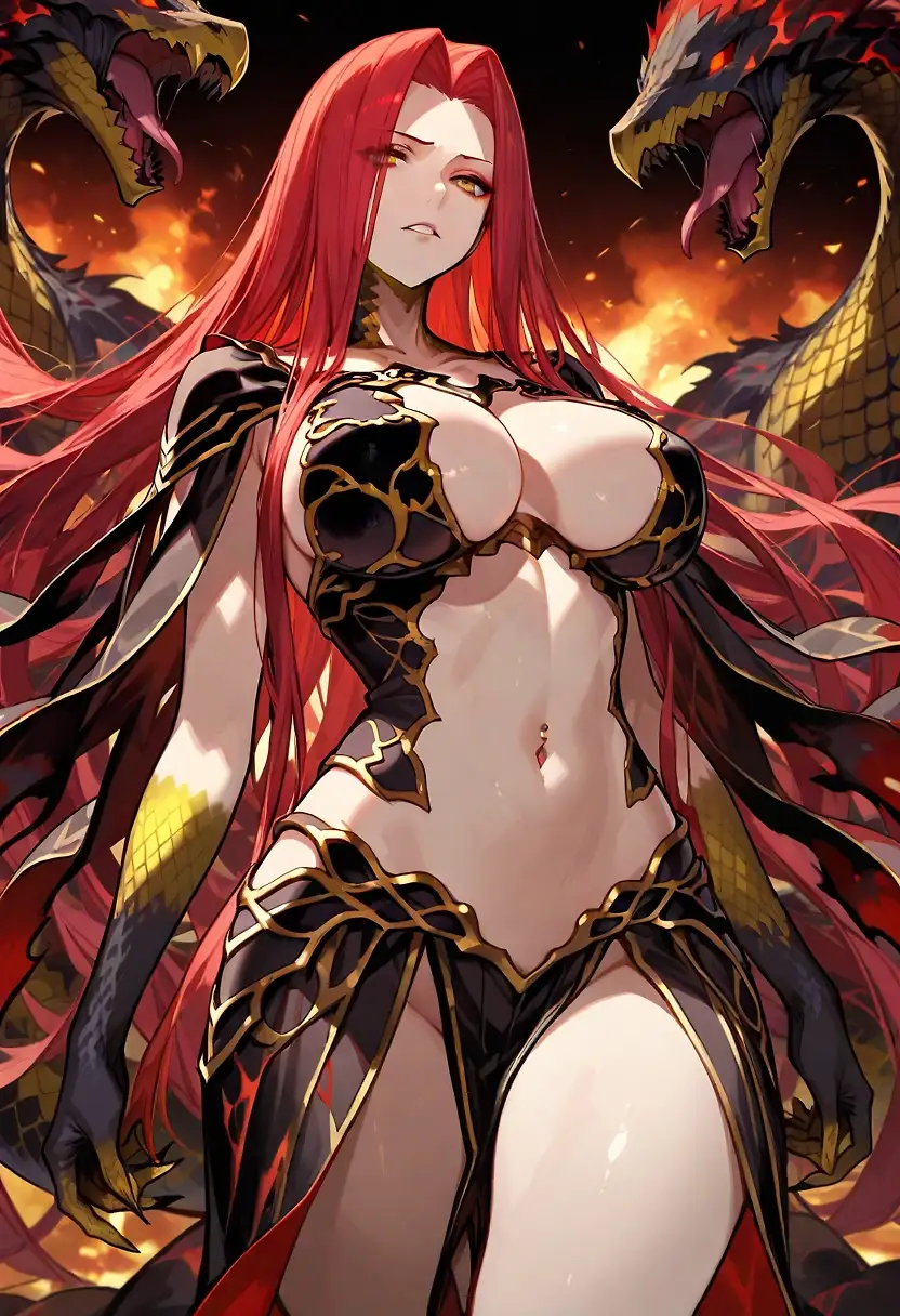 AI art "gorgon fate"