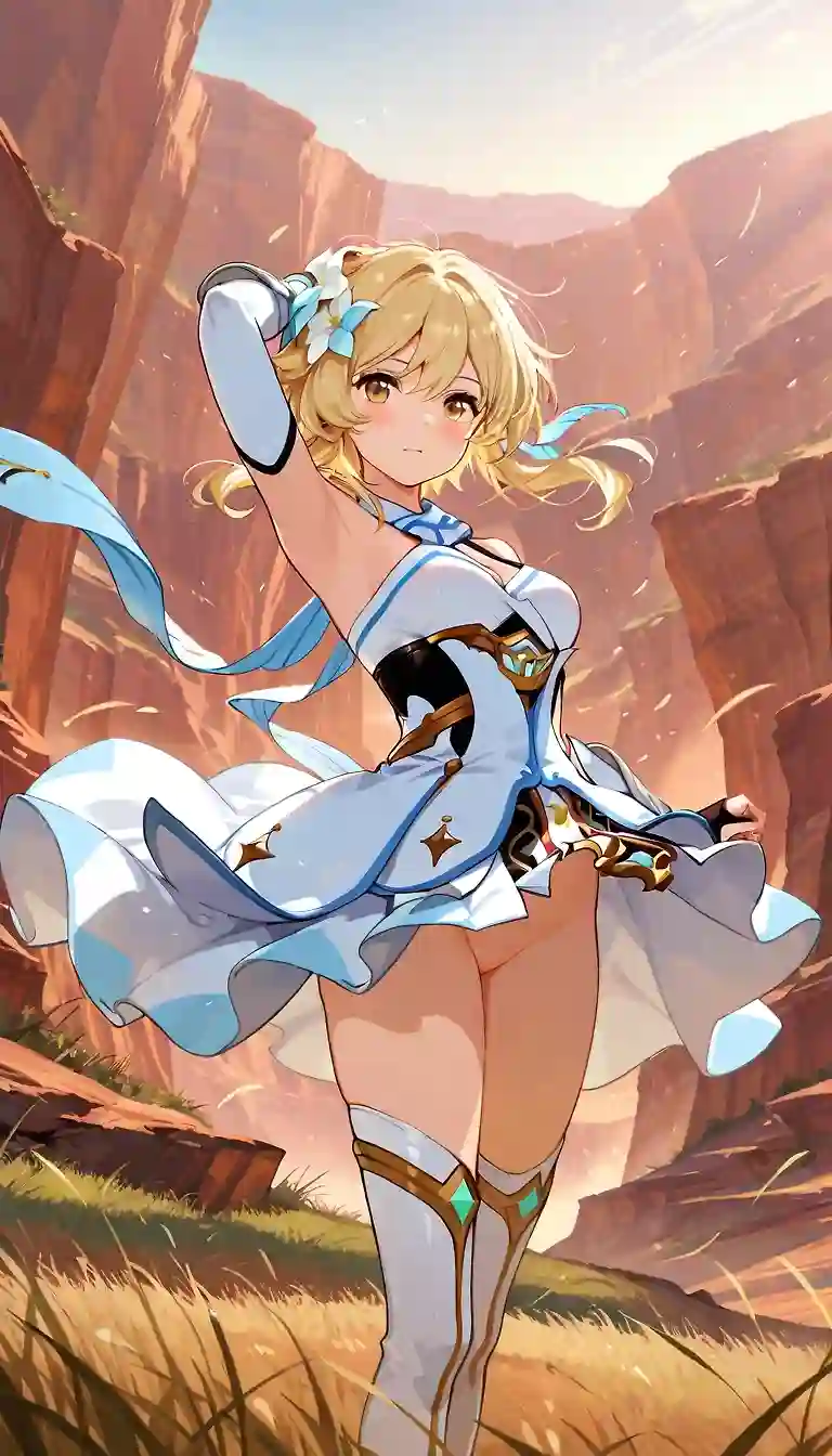 AI art "Feel the wind"