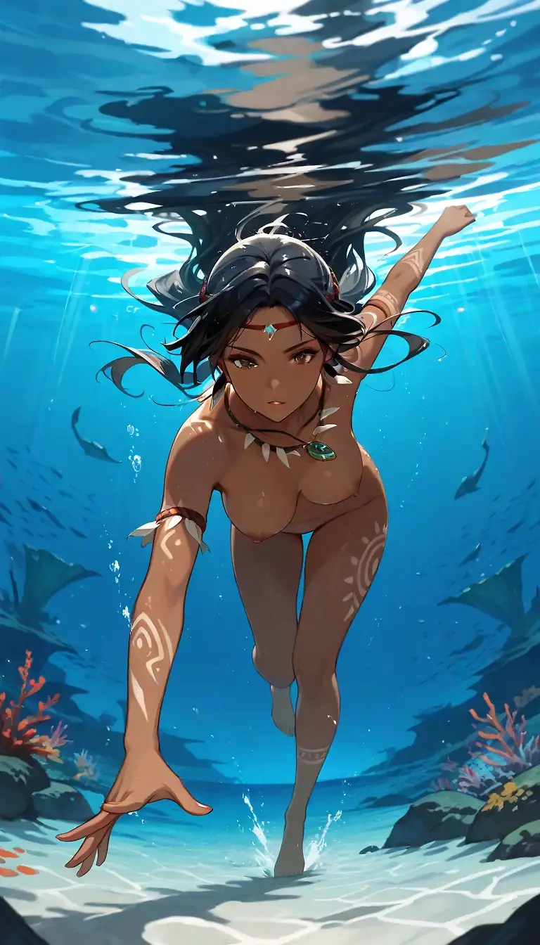 AI art "Pocahontas Is Ready To Aid Ariel"